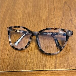 Quay Australia Pink Tortoise Blue Light Glasses